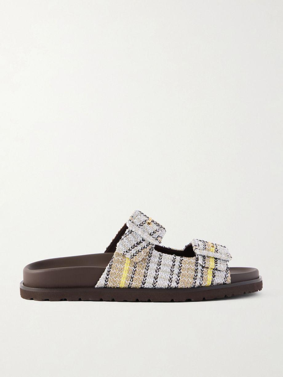 Clea striped woven sandals by MISSONI