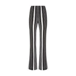 Cotton and viscose striped straight trousers by MISSONI