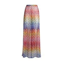 Cover up trousers in zigzag print fabric by MISSONI