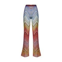 Cover up trousers in zigzag print tulle by MISSONI