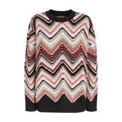 Crewneck pullover in zigzag wool blend by MISSONI
