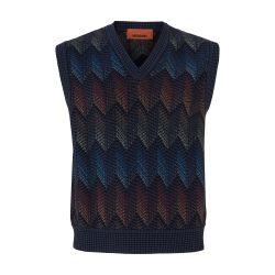 Gradient vest with V-neck by MISSONI