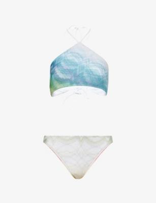 Graphic-Print Raschel Knit Bikini Set by MISSONI
