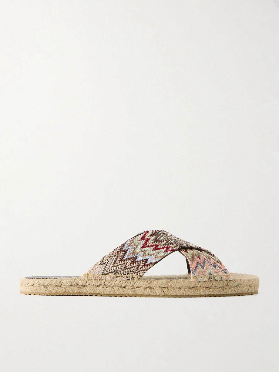 Harlow striped woven espadrilles by MISSONI