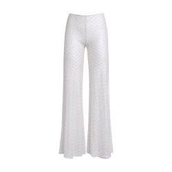 Lace-effect cover up trousers with flared hem by MISSONI