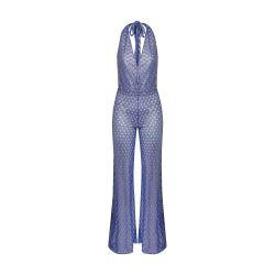 Lace-effect jumpsuit with V neckline by MISSONI