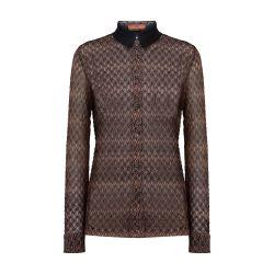 Lamé lace long sleeved shirt by MISSONI