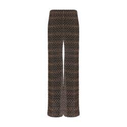 Lamé lace pattern palazzo-pants by MISSONI