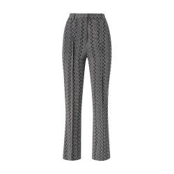 Lamé motif zig zag cropped trousers by MISSONI