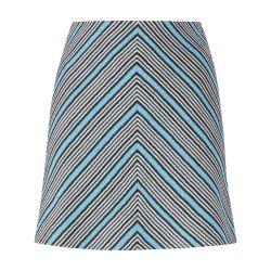 Lamé striped viscose miniskirt by MISSONI