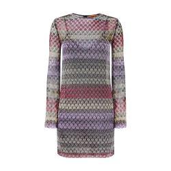 Lameé lace mini-dress by MISSONI