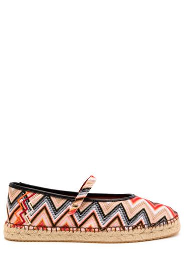 Lola suede espadrille flats by MISSONI