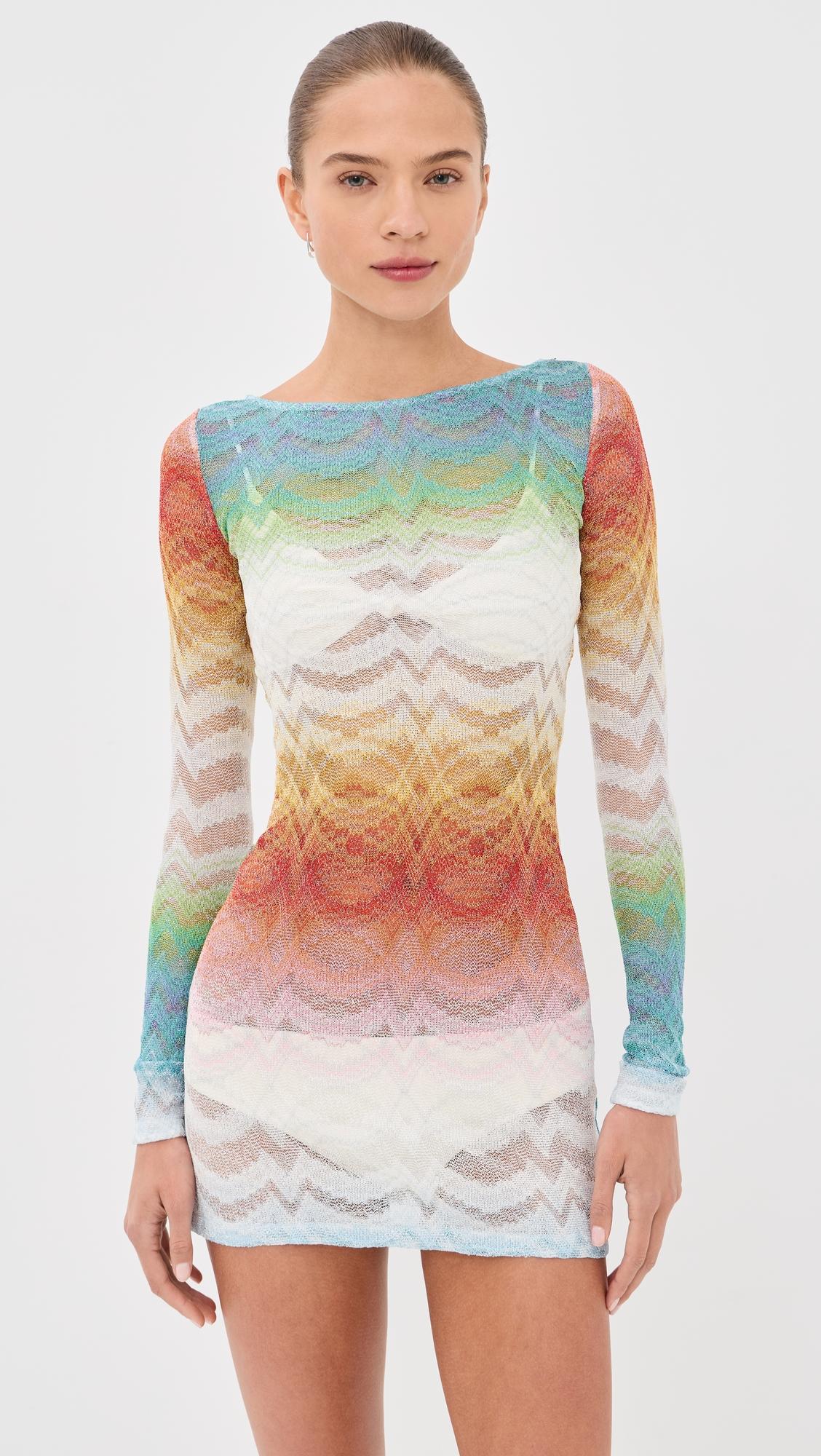 Long Sleeve T-Shirt Dress by MISSONI