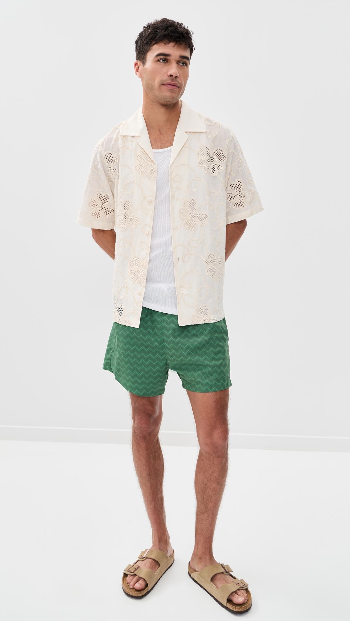 Medium Length Swim Shorts 4" by MISSONI