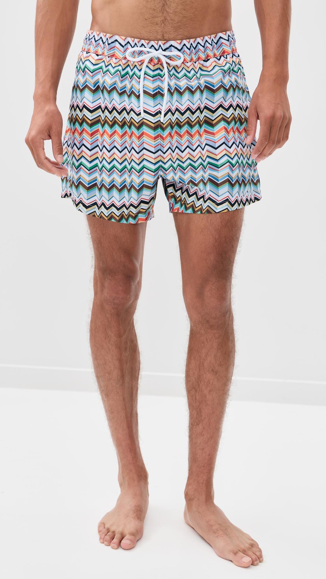 Medium Length Swim Shorts 4" by MISSONI