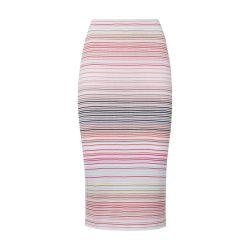 Midi skirt in striped cotton and viscose by MISSONI