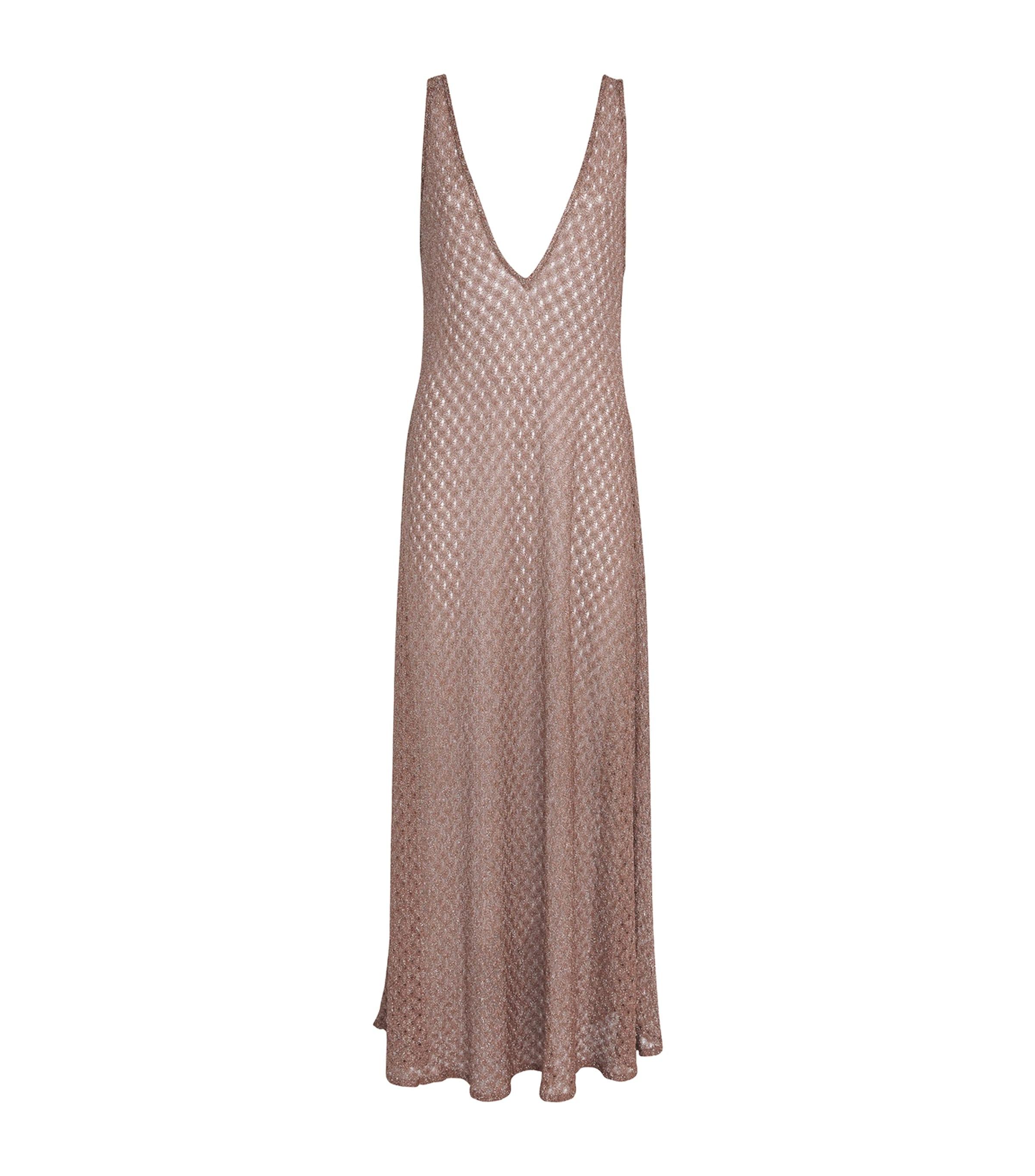 Missoni Crochet Sleeveless Maxi Dress by MISSONI