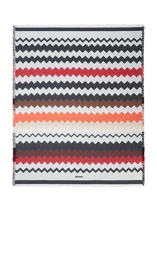 Missoni Home Best Fouta Beach Towel in White,Red by MISSONI