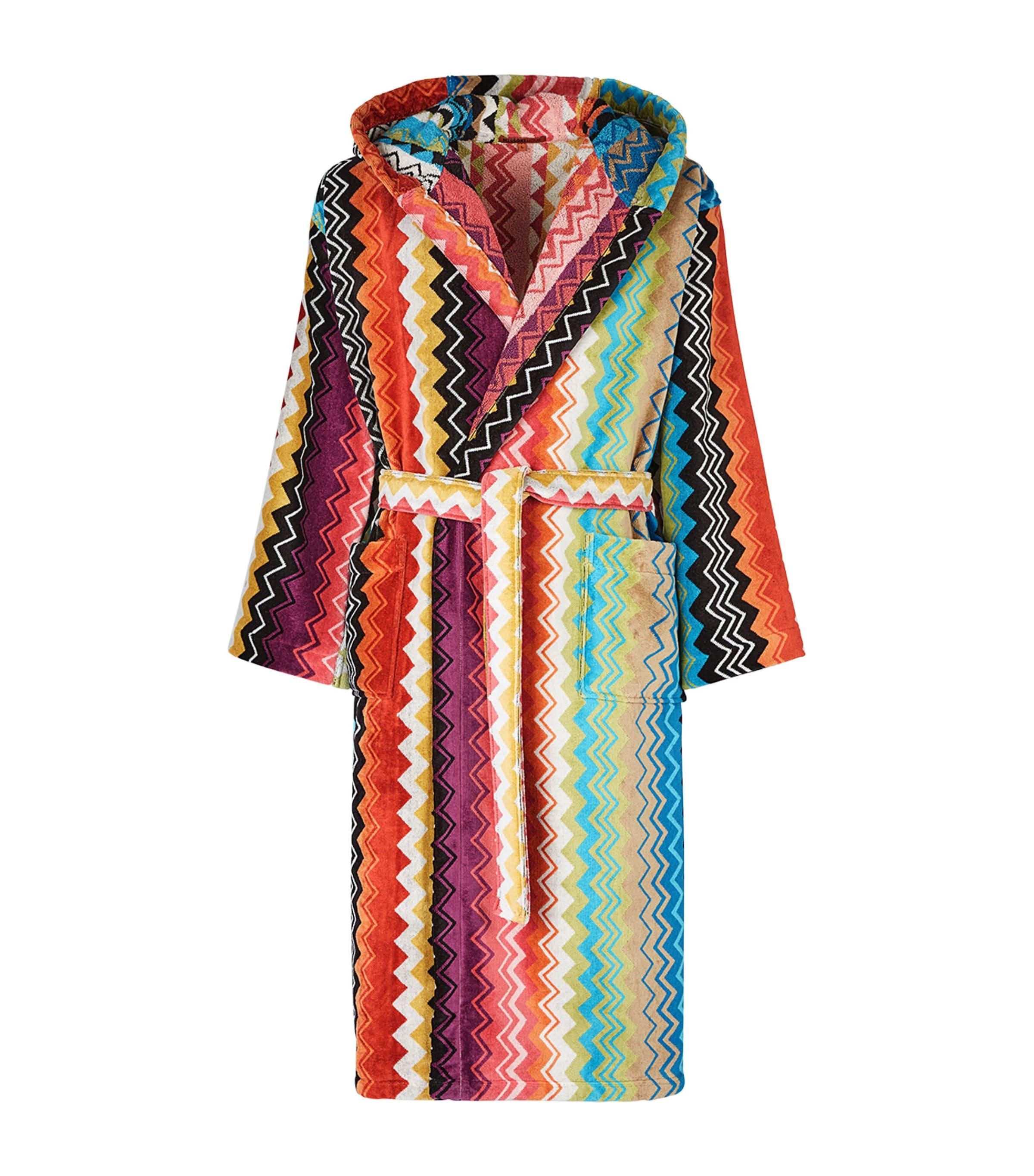 Missoni Home Giacomo Hooded Bathrobe (Extra Small) by MISSONI