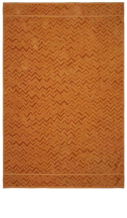 Missoni Home Rex Bath Sheet in Burnt Orange by MISSONI