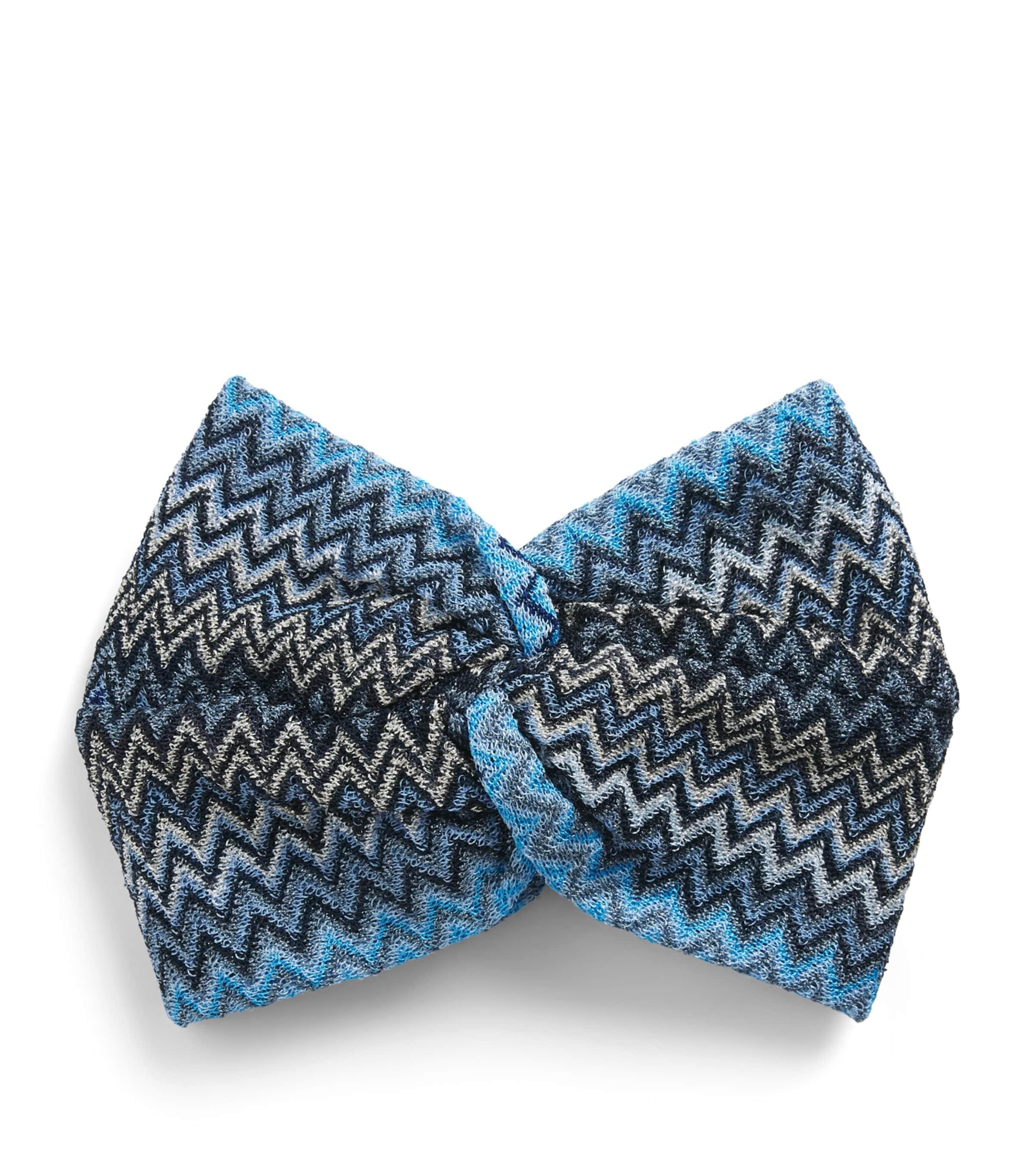 Missoni Knot-Front Zigzag Headband by MISSONI