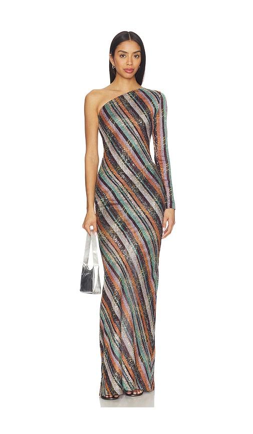 Missoni Long Dress in Blue,Black by MISSONI