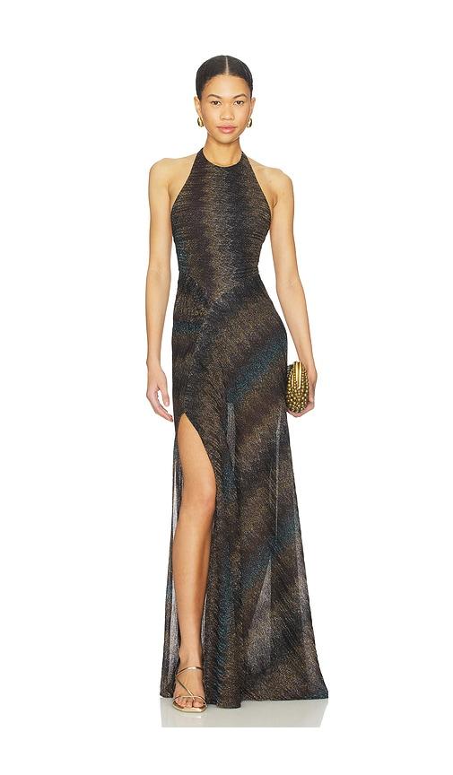 Missoni Long Dress in Grey,Blue by MISSONI