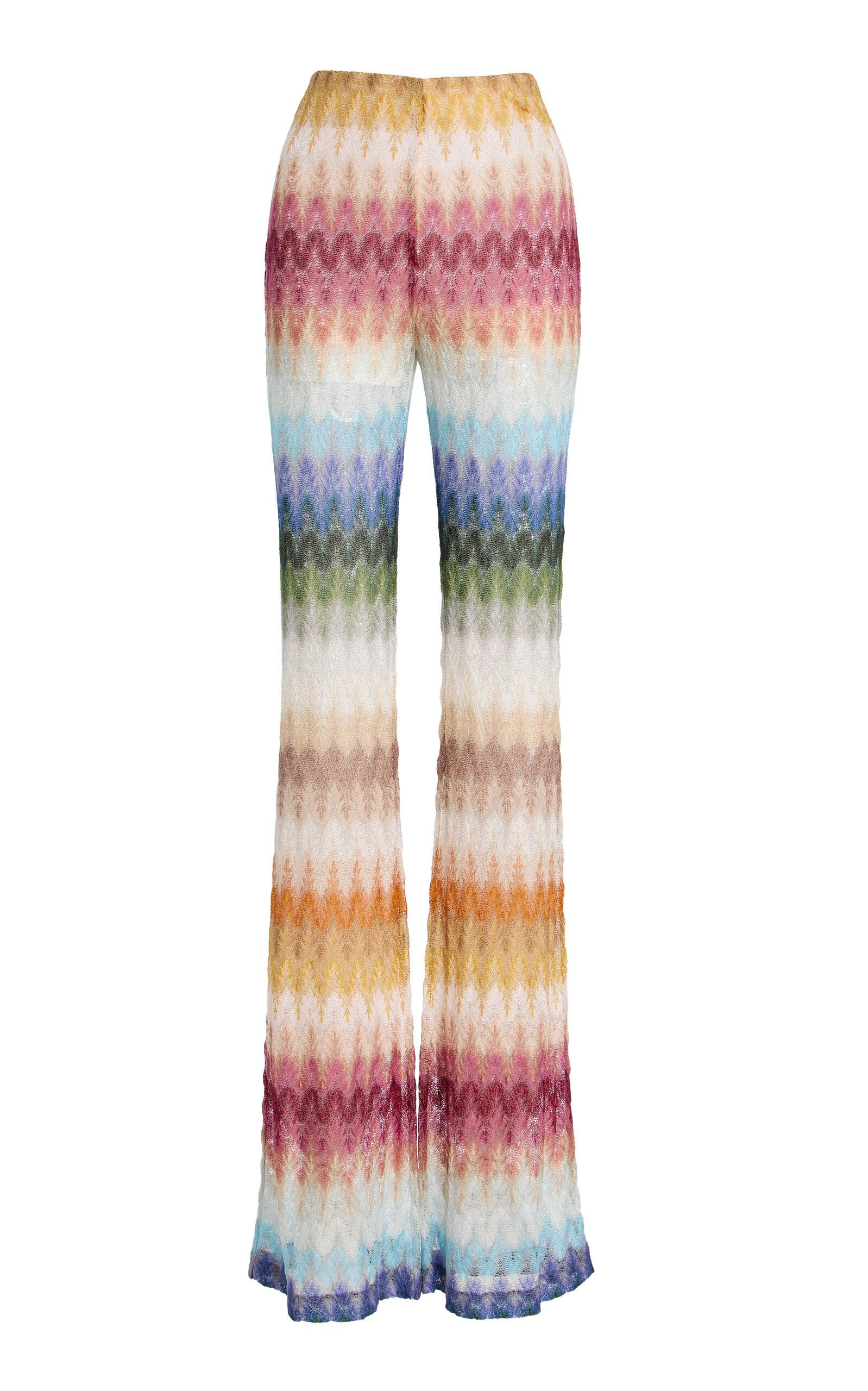 Missoni Multicolored Flared Pants - Moda Operandi by MISSONI