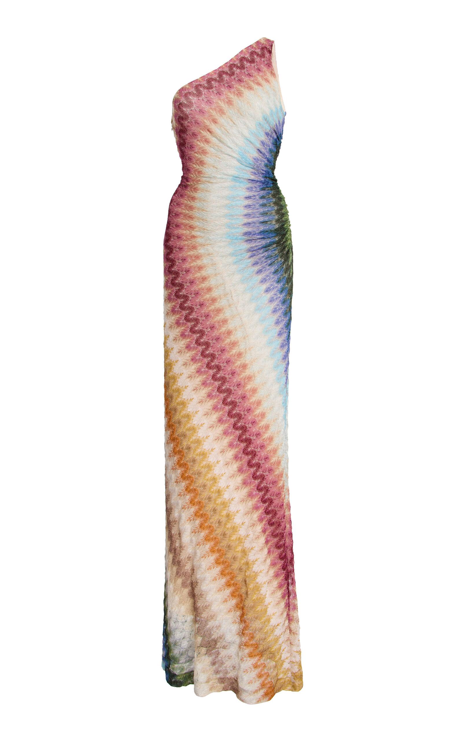 Missoni Multicolored Knitted Maxi Dress - Moda Operandi by MISSONI