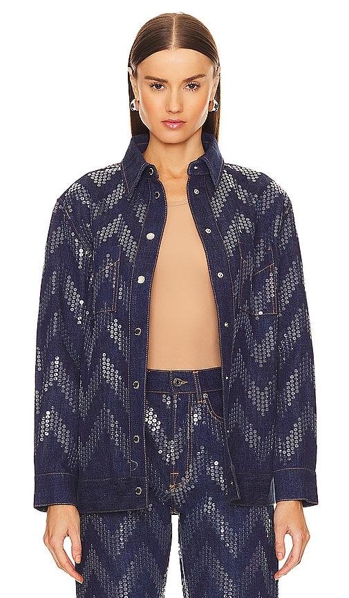 Missoni Overshirt in Blue by MISSONI