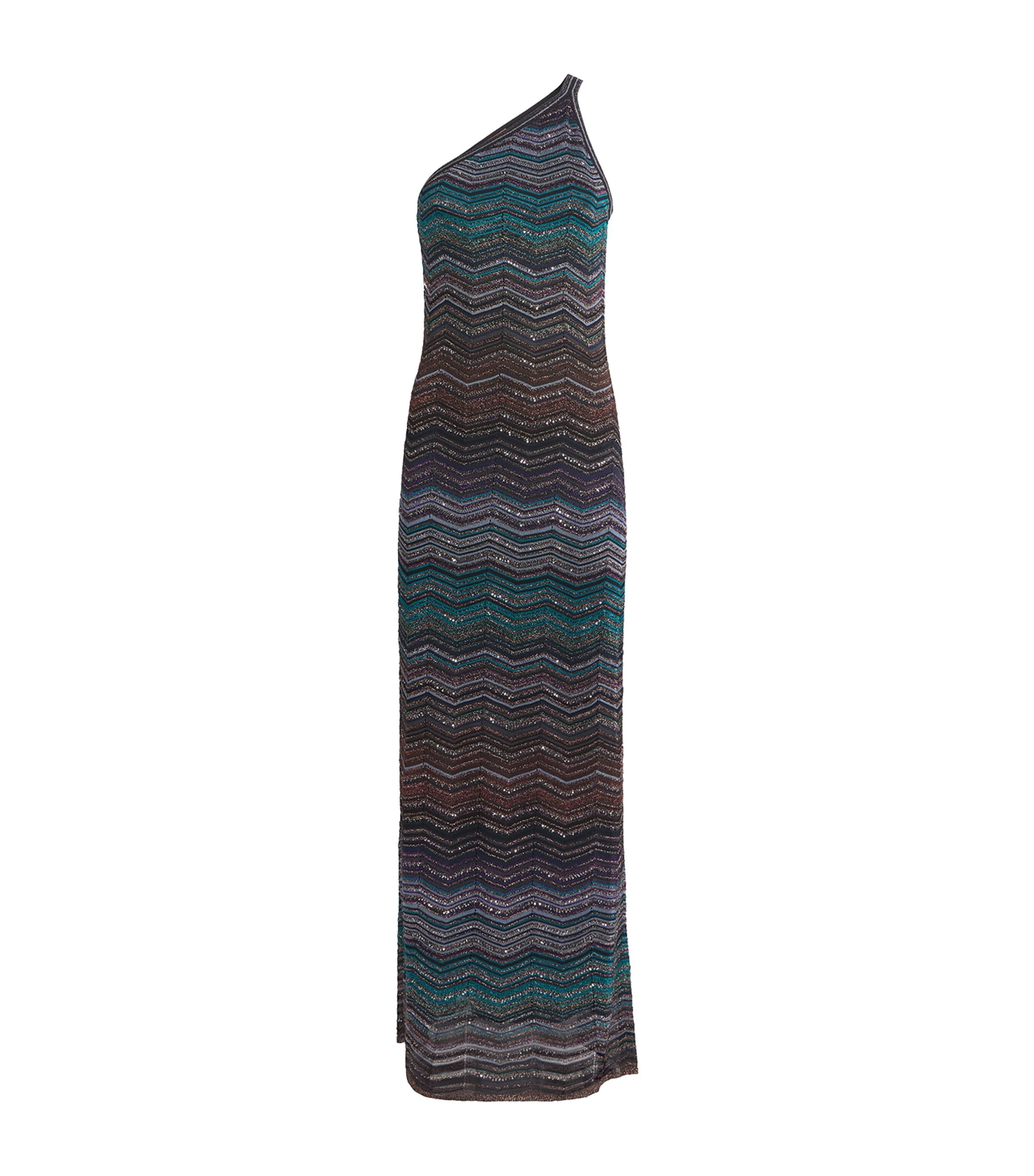 Missoni Sequinned Zigzag Midi Dress by MISSONI