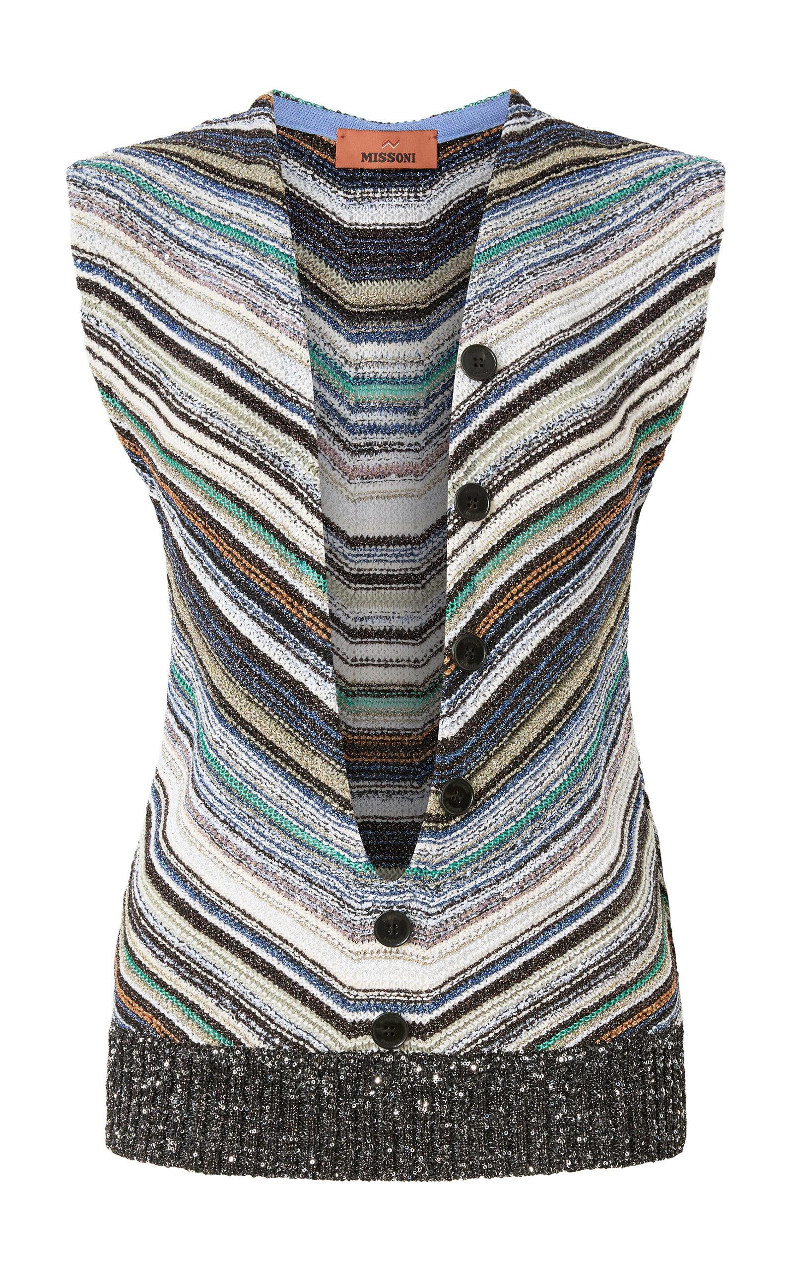 Missoni Serafino Buttoned Knit Gilet - Moda Operandi by MISSONI