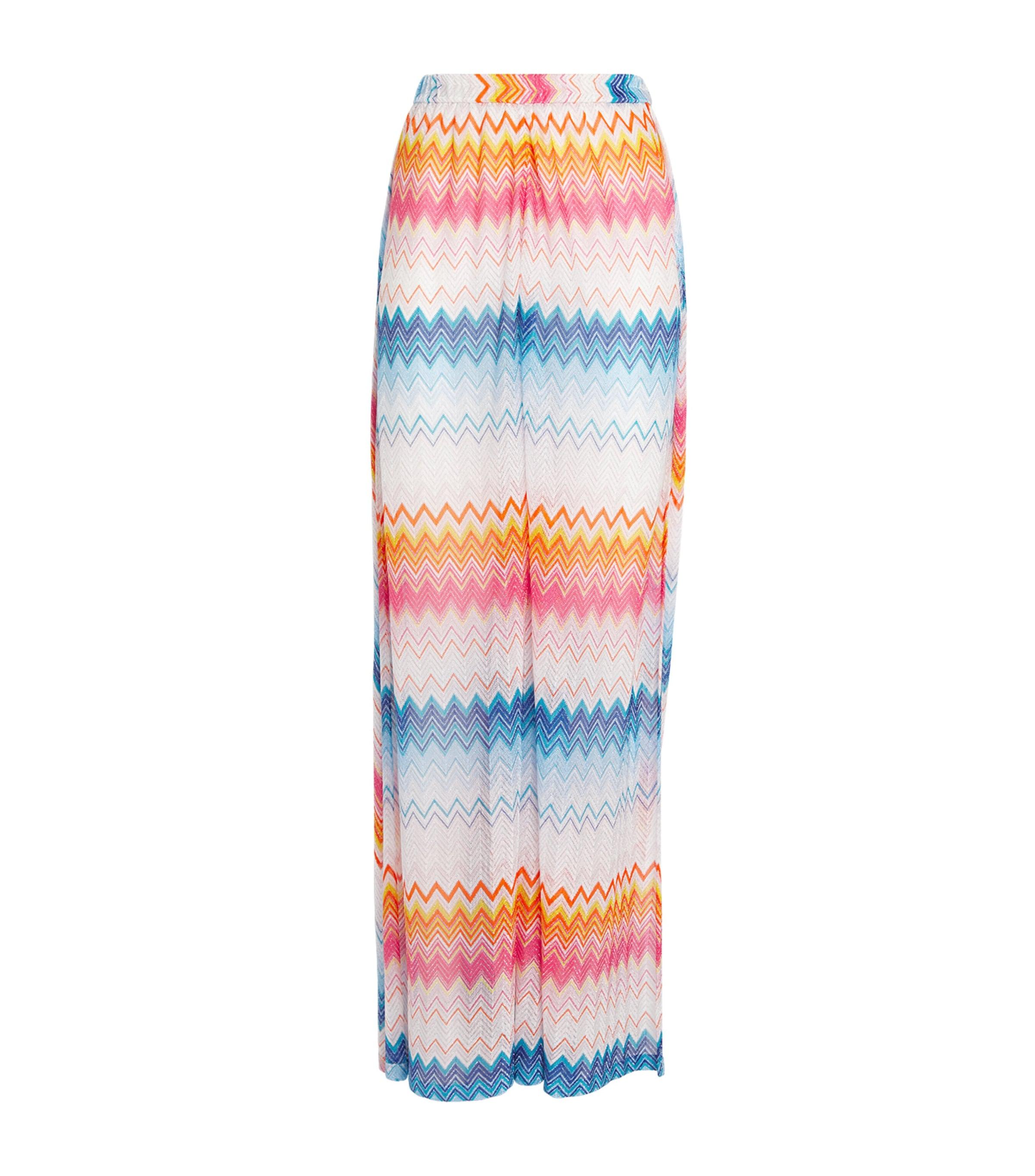 Missoni Side-Split Wide-Leg Trousers by MISSONI