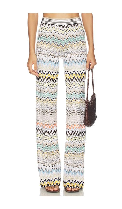 Missoni Trousers in White,Tan by MISSONI