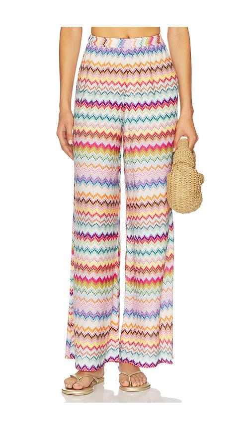 Missoni Wide Leg Trousers in Pink by MISSONI
