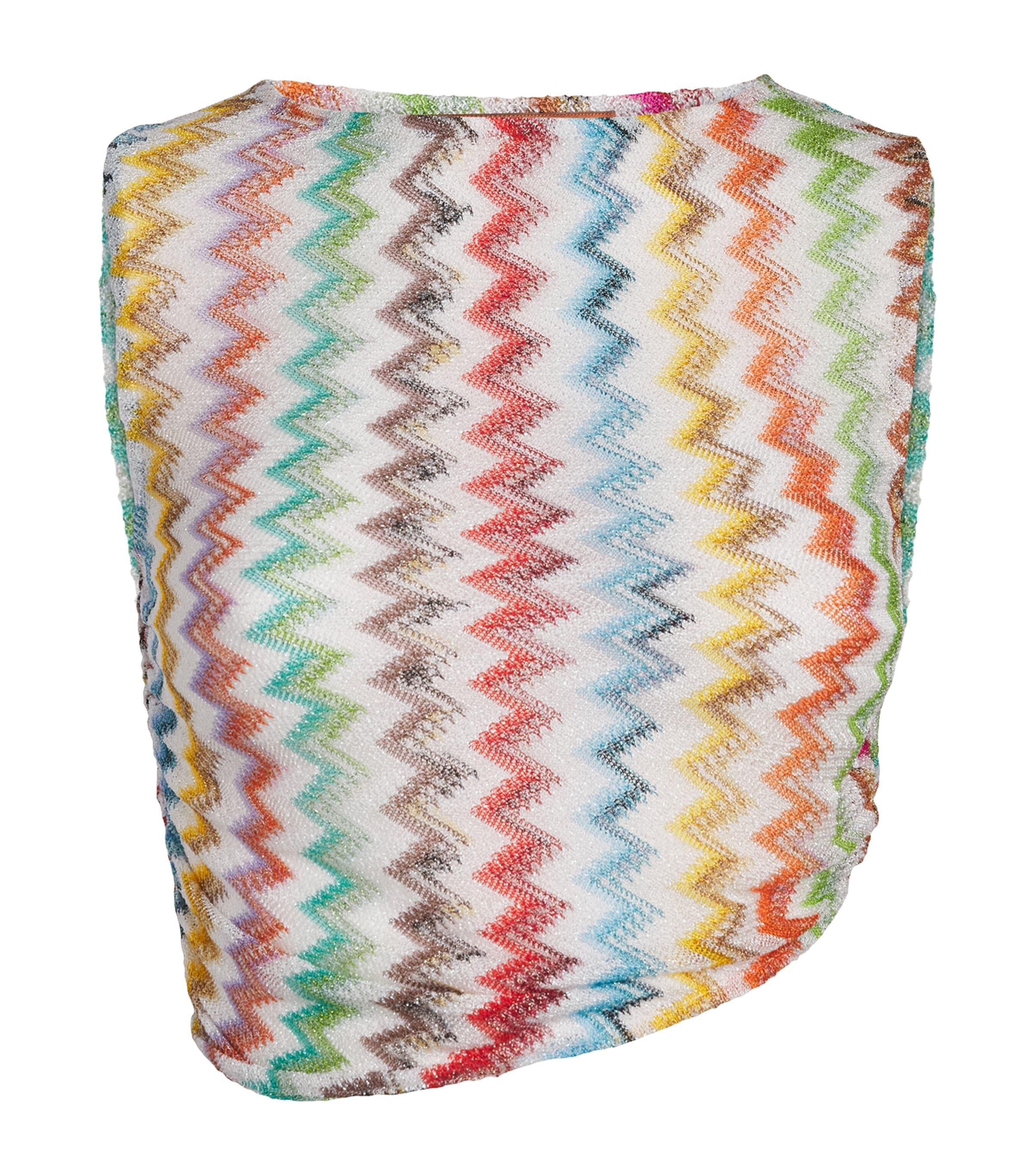 Missoni Zigzag Crop Top by MISSONI