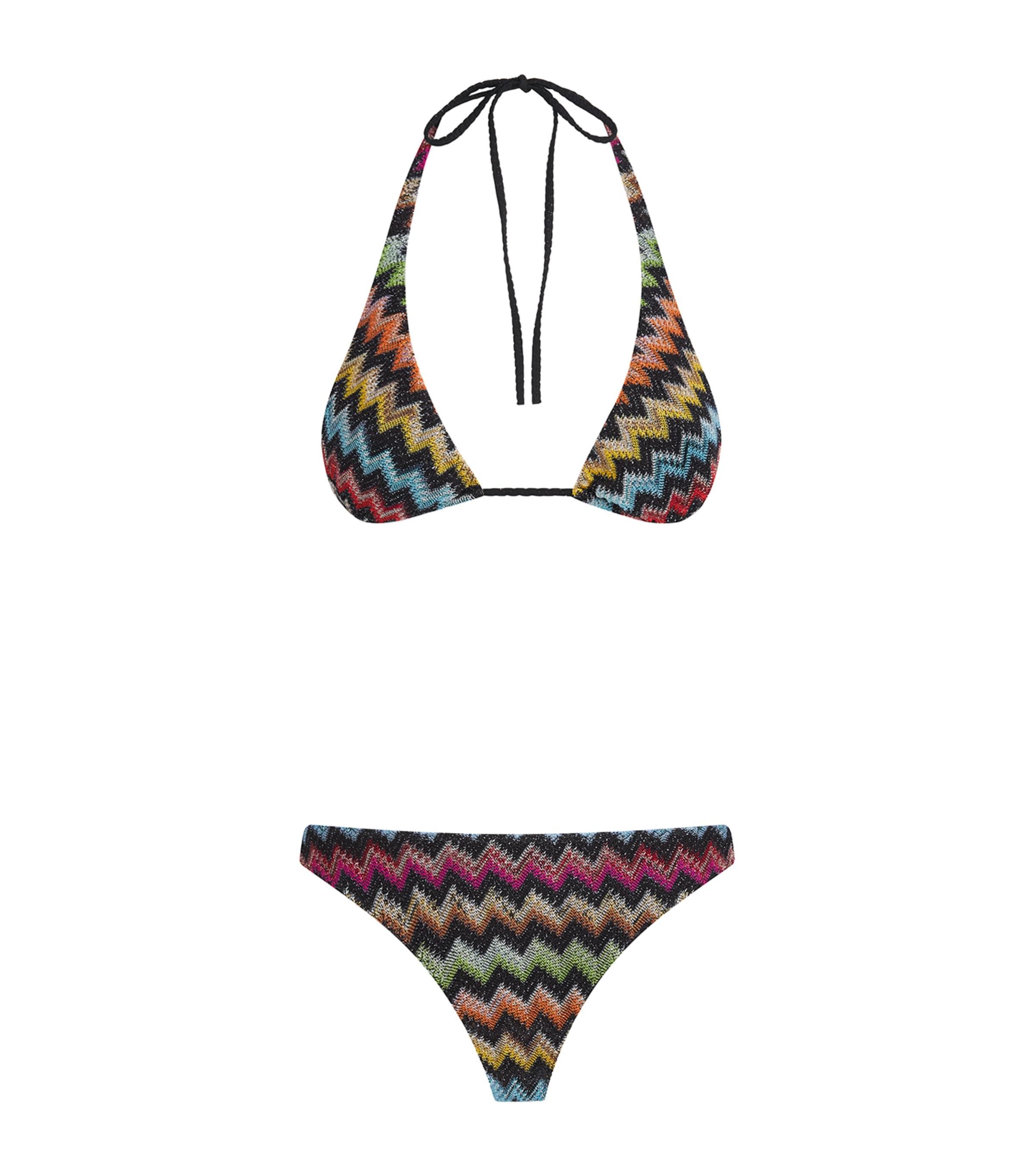 Missoni Zigzag Playful Halterneck Bikini by MISSONI
