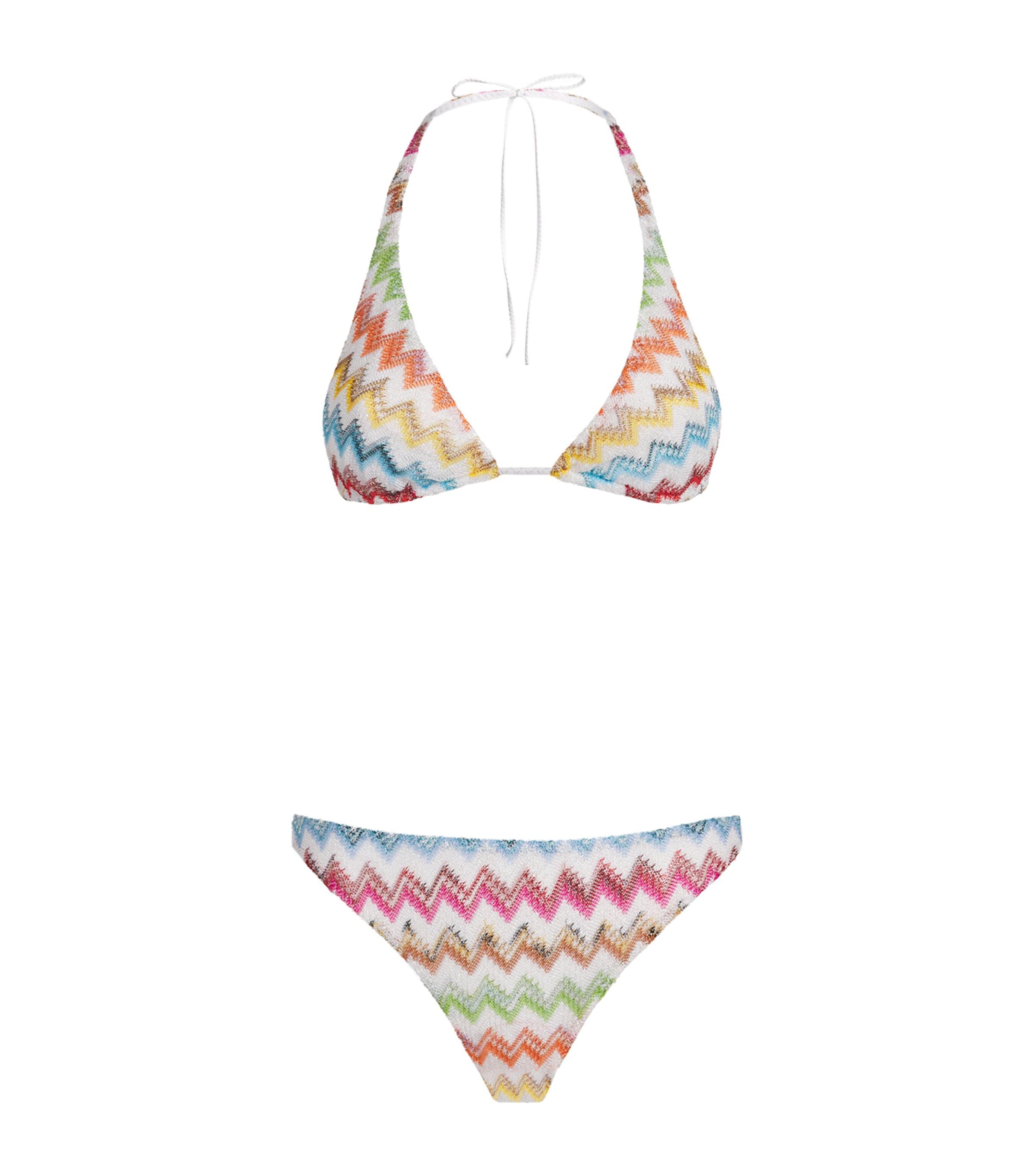 Missoni Zigzag Playful Halterneck Bikini by MISSONI