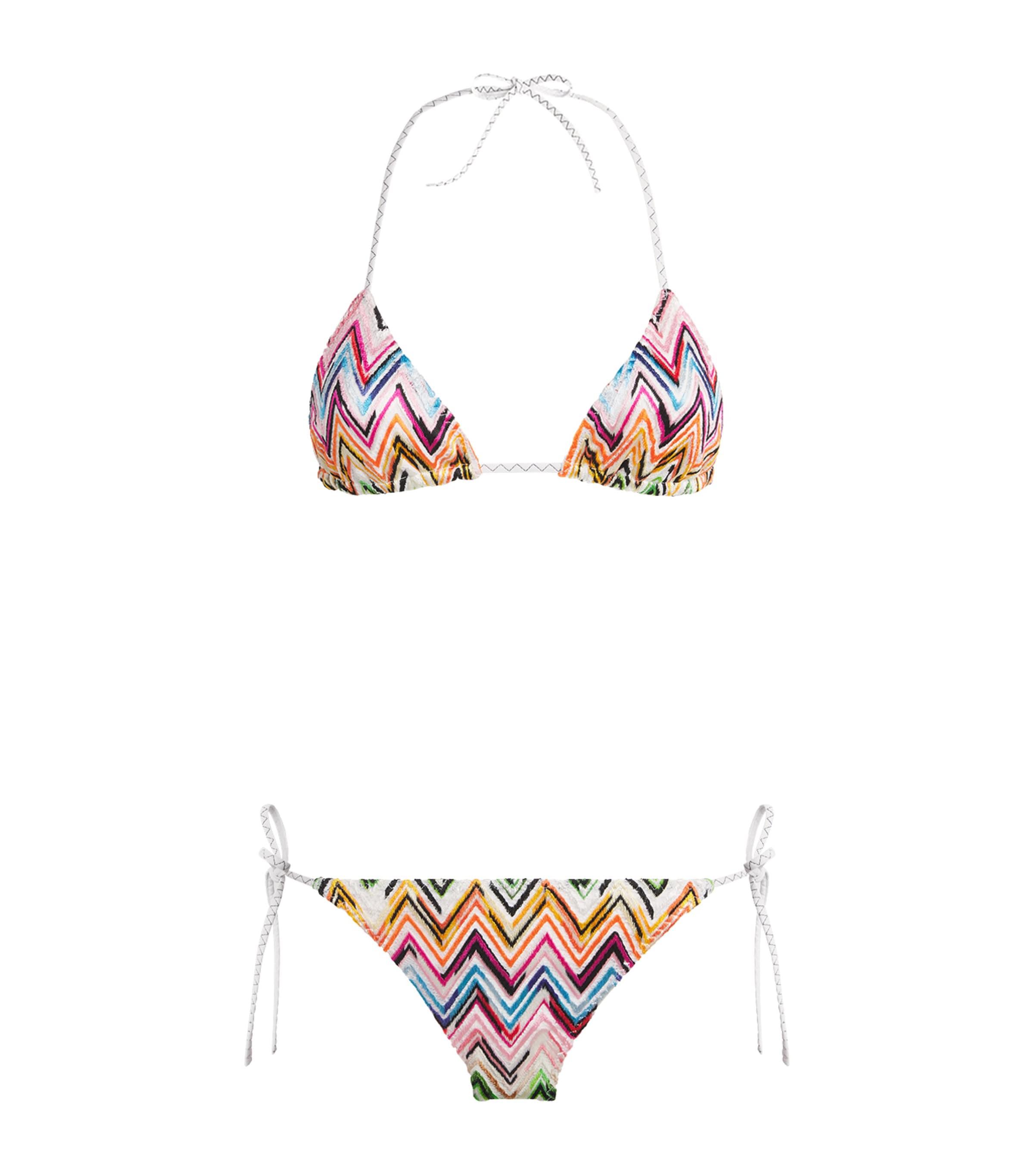 Missoni Zigzag Triangle Bikini by MISSONI