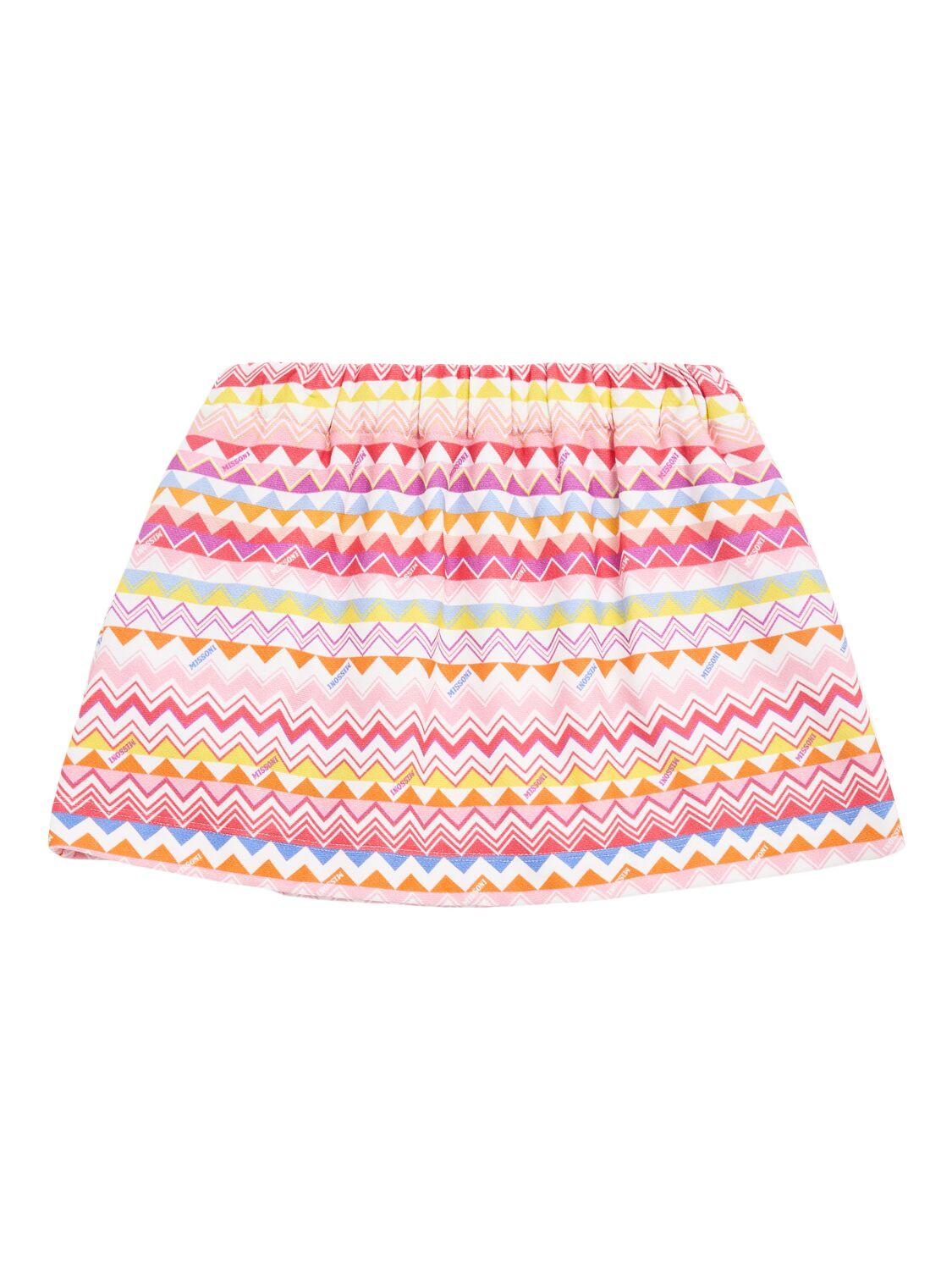 Printed Cotton Skirt by MISSONI