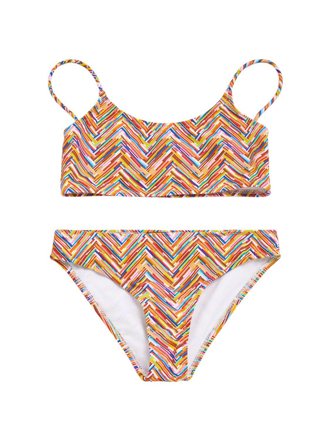 Printed Lycra Bikini by MISSONI