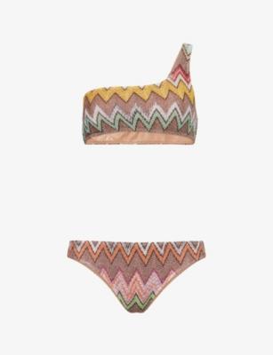 Raschel  Chevron-Knit Bikini Set by MISSONI