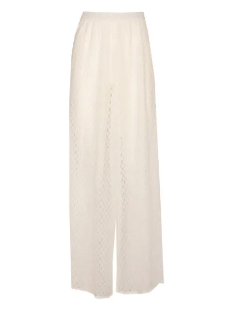 Raschel-knit wide-leg trousers by MISSONI