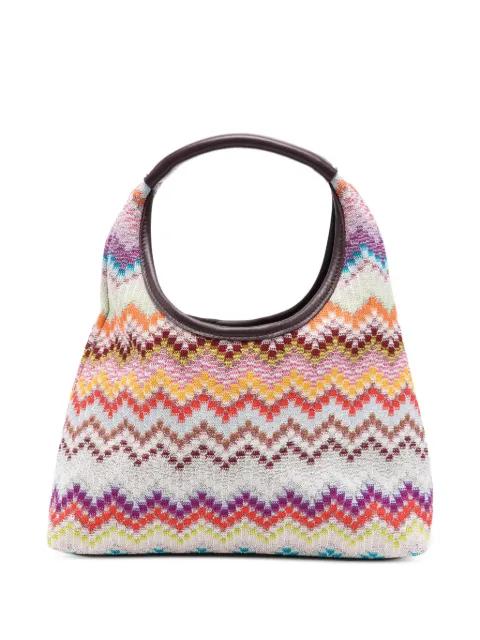 Raschel zigzag-pattern tote bag by MISSONI