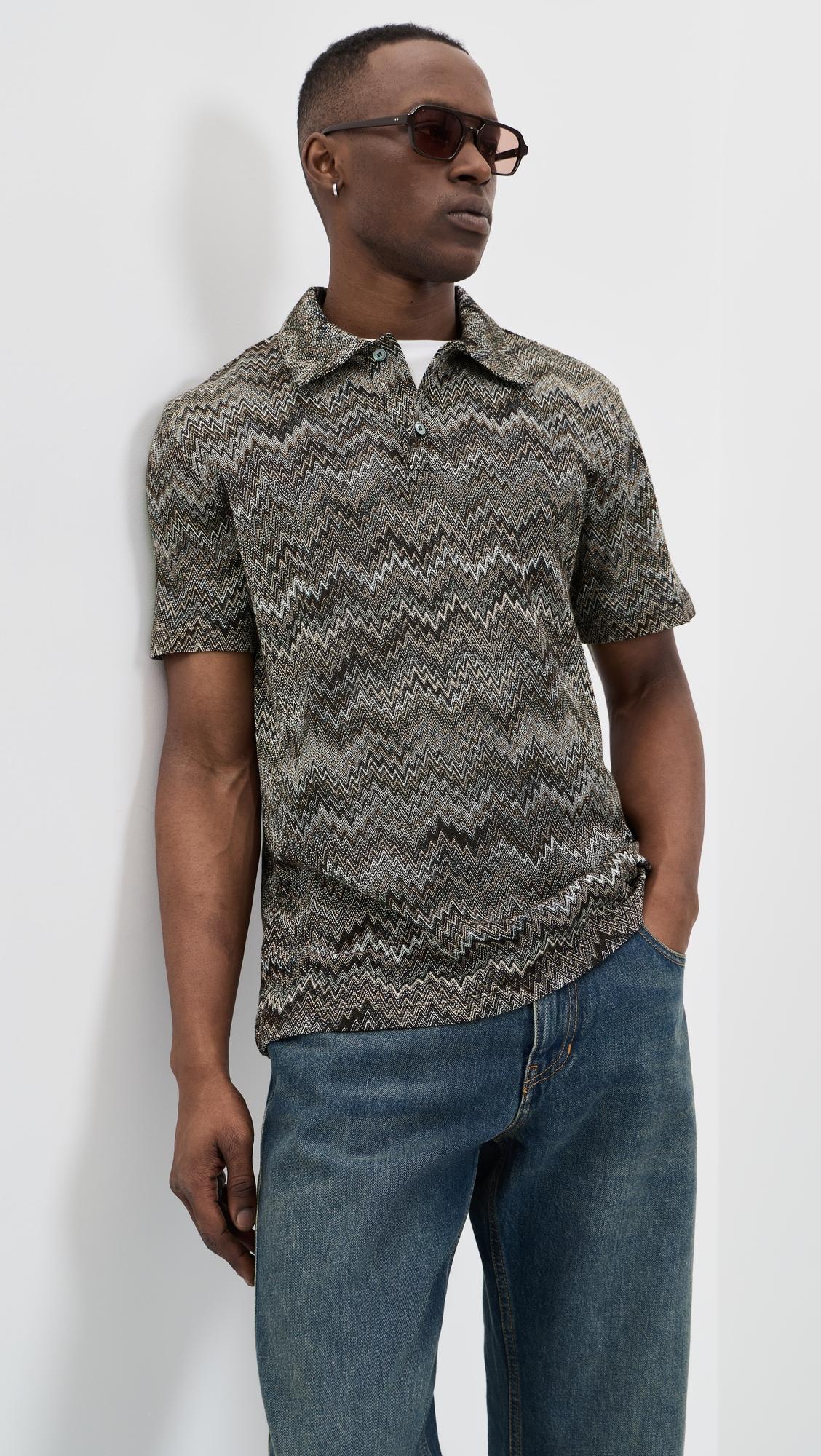 Short Sleeve Polo by MISSONI