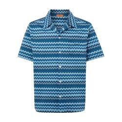 Short-sleeved shirt in zigzag jersey by MISSONI
