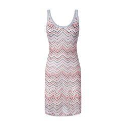 Sleeveless minidress in zigzag viscose blend with sequins by MISSONI