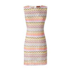 Sleeveless zig zag viscose mini-dress by MISSONI