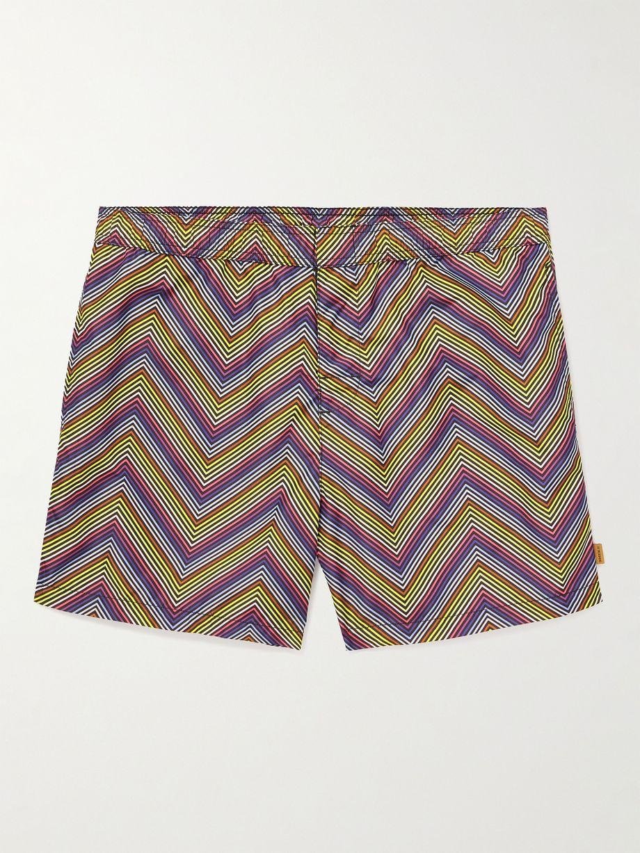 Slim-Fit Mid-Length Printed Shell Swim Shorts by MISSONI
