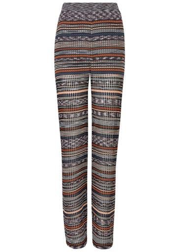 Stripe fine-knit trousers by MISSONI